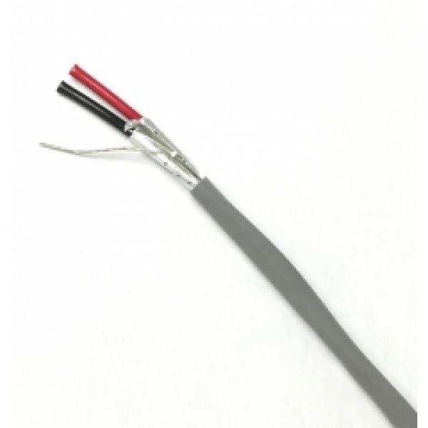 1000 ft. Stranded Shielded Sound and Security Cable - 18AWG/2C - CMR/CL3R Fire Rated - Grey